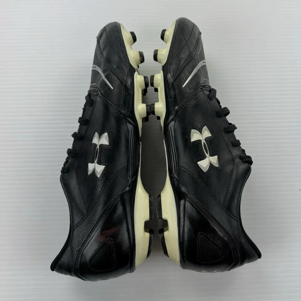 Under Armour Soccer Cleats Mens 12 Black Molded Stud Football